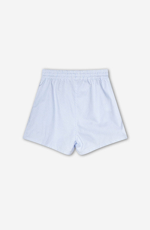 Kurze Streifen Schwarze Menschen Blau/Weiß