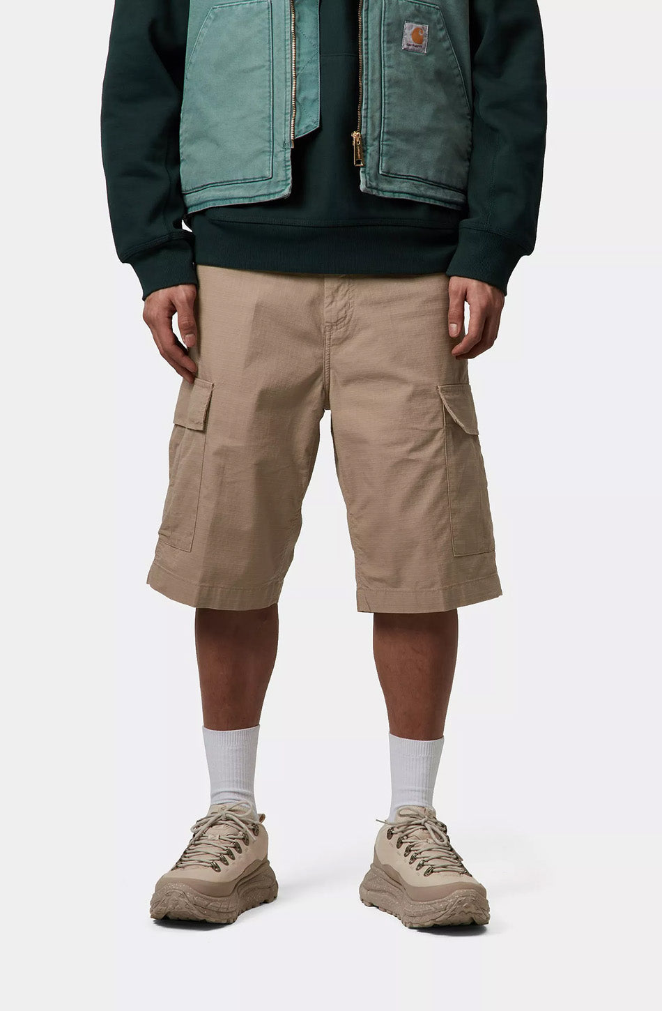 Charhartt WIP Cargo Columbia Leather Rinse Bermuda