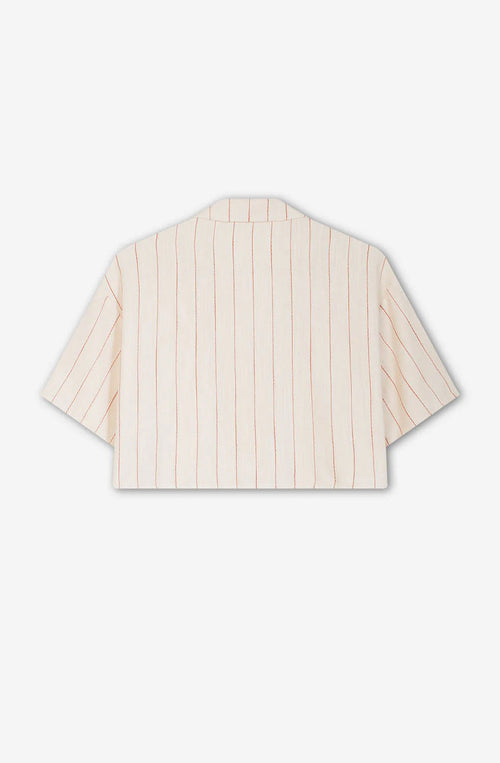 Chemise Barbacoa Stripes Ivory/ Burgundy