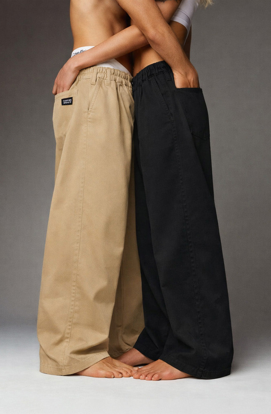 Dandy Wide Leg Pantalon Camel Nouveau