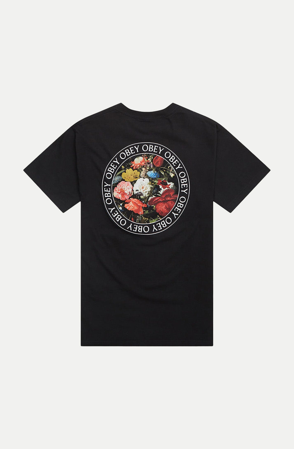 Obey Bouquet Schwarzes T-Shirt