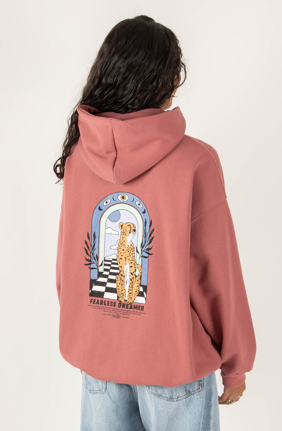 Fearless Dream - Sweat-shirt bourgogne