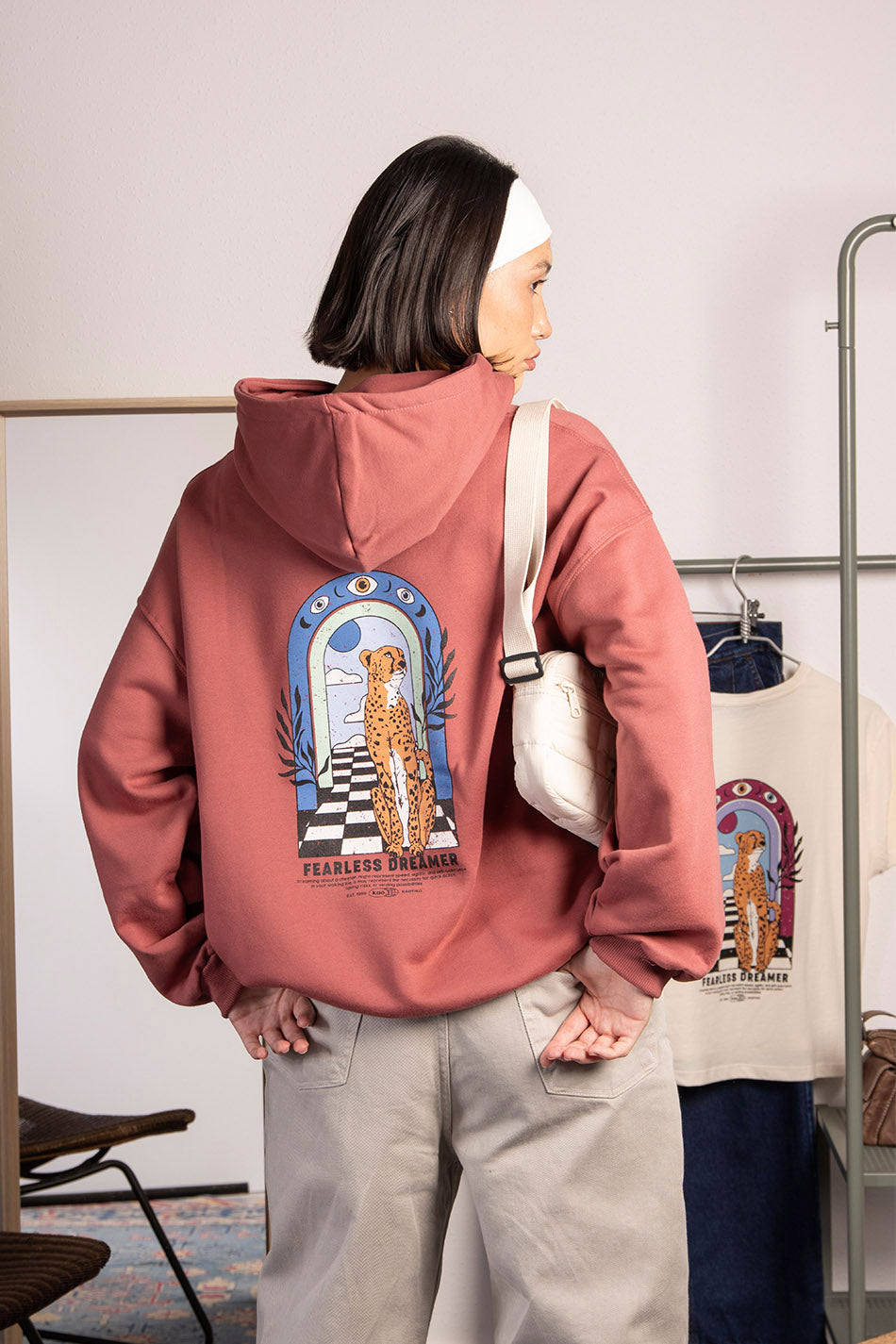 Fearless Dream - Sweat-shirt bourgogne