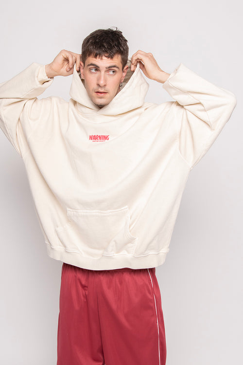 Sudadera Washed Warning Bone
