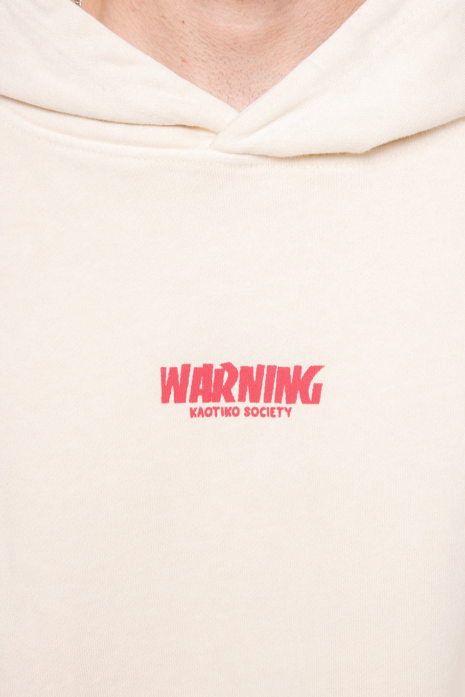 Sudadera Washed Warning Bone