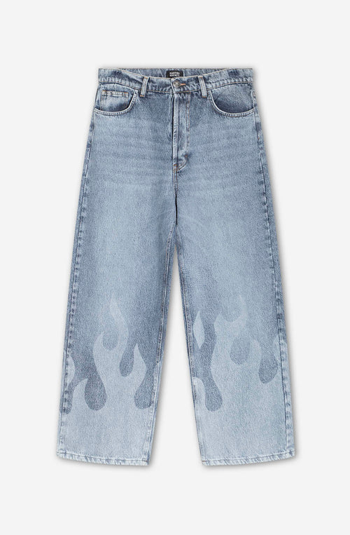 Laser Denim Flame Hose