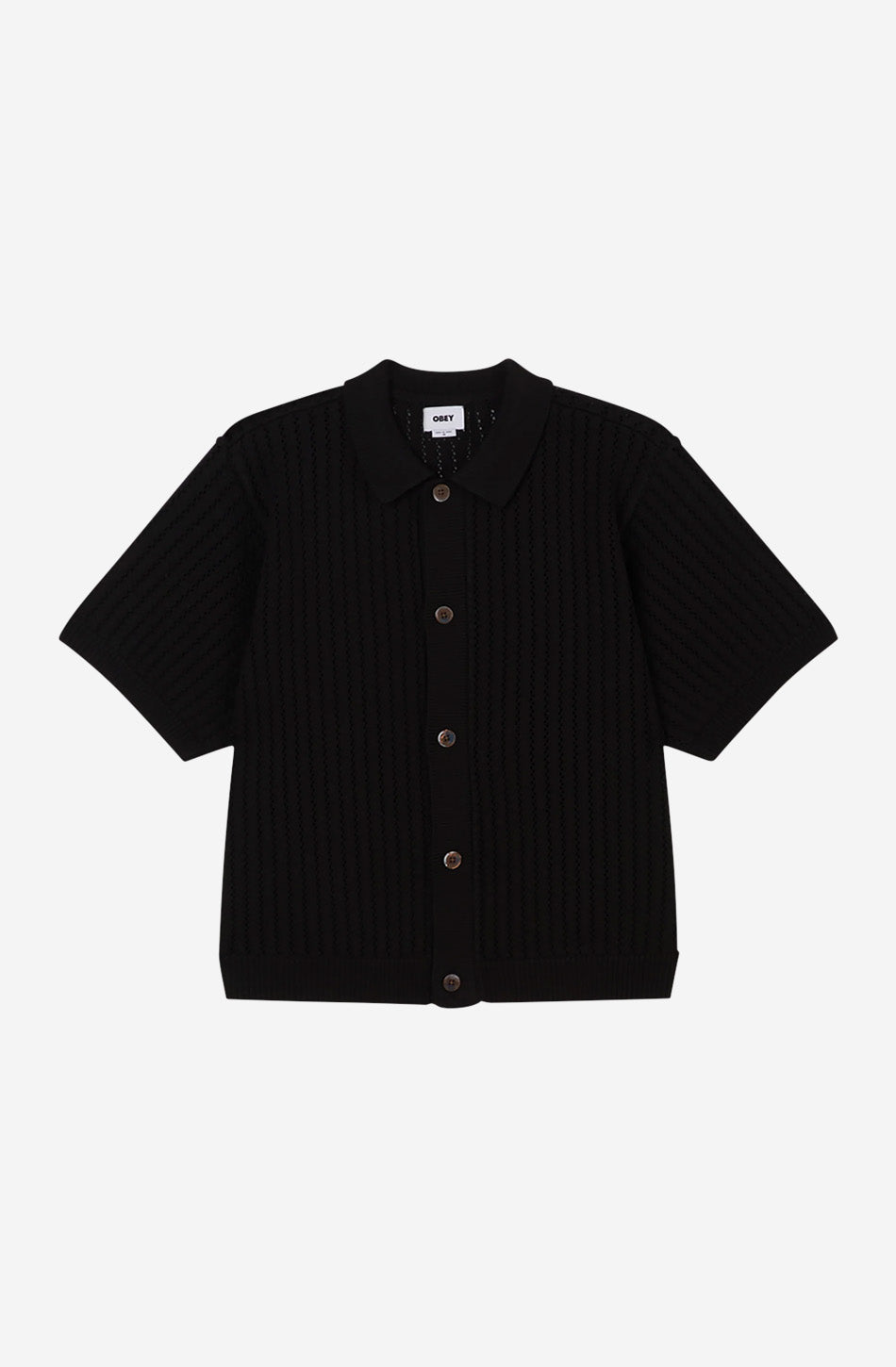 Obey - Dez Sweater Digital - Chemise noire