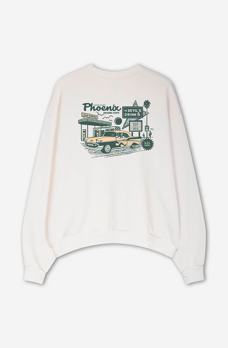 Sudadera Gas Station Organic Cotton Ivory