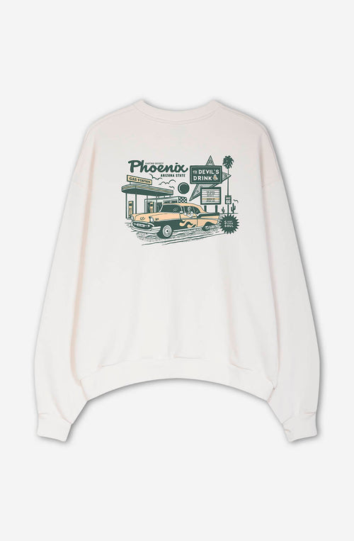 Sudadera Gas Station Organic Cotton Ivory