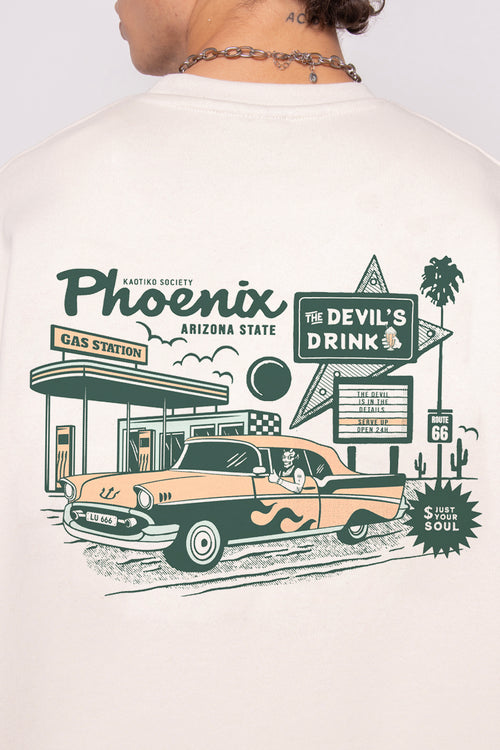 Sudadera Gas Station Organic Cotton Ivory