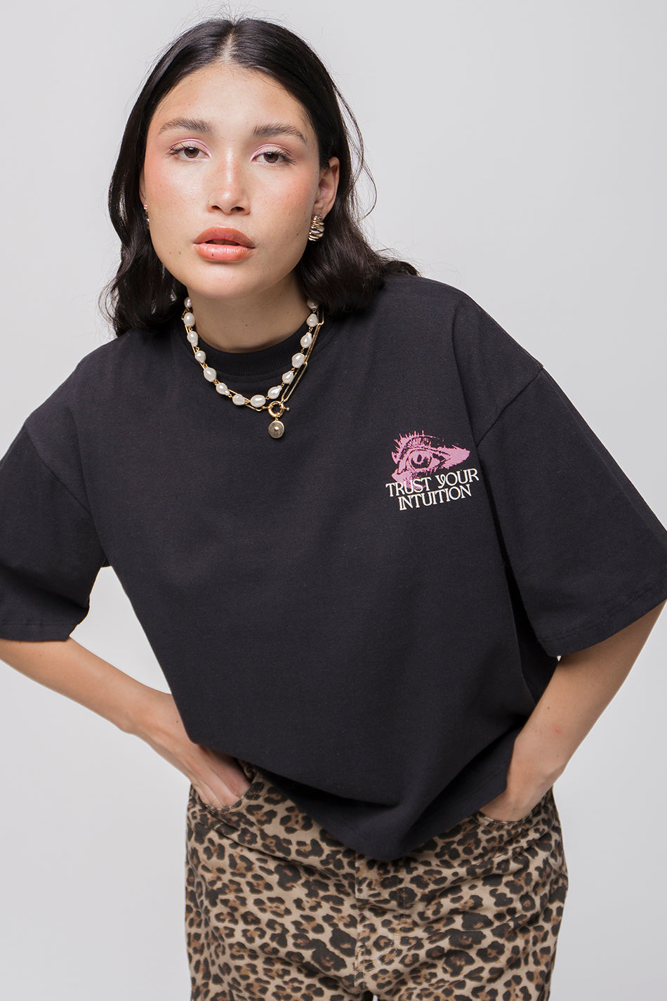 Eye Trust Your Intuition T-Shirt Noir