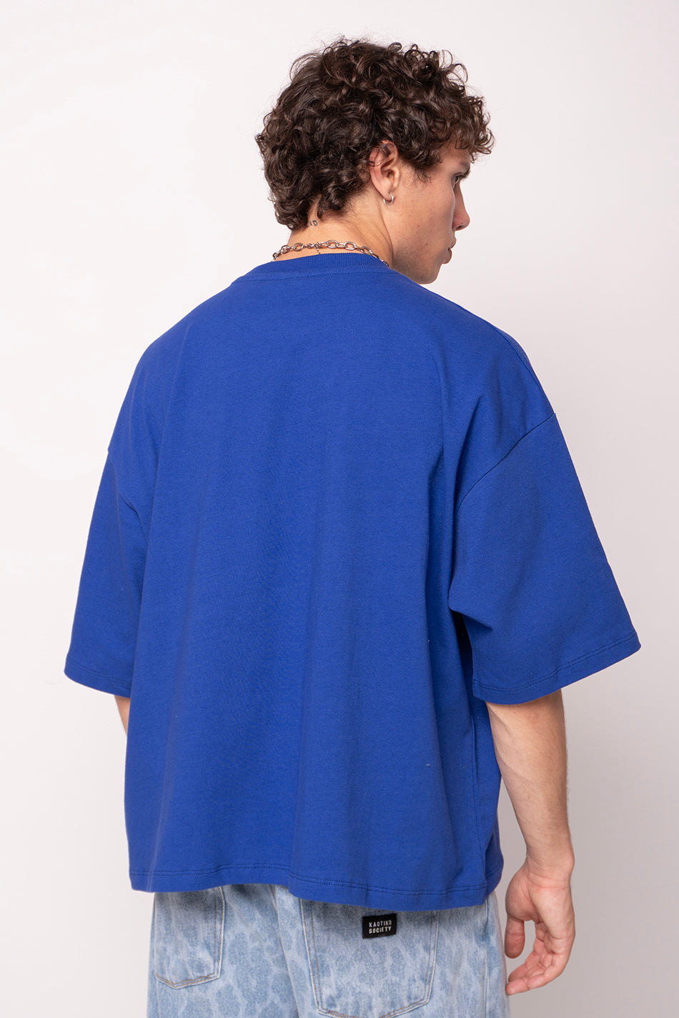 Camiseta Cropped Burning Rebellion Navy