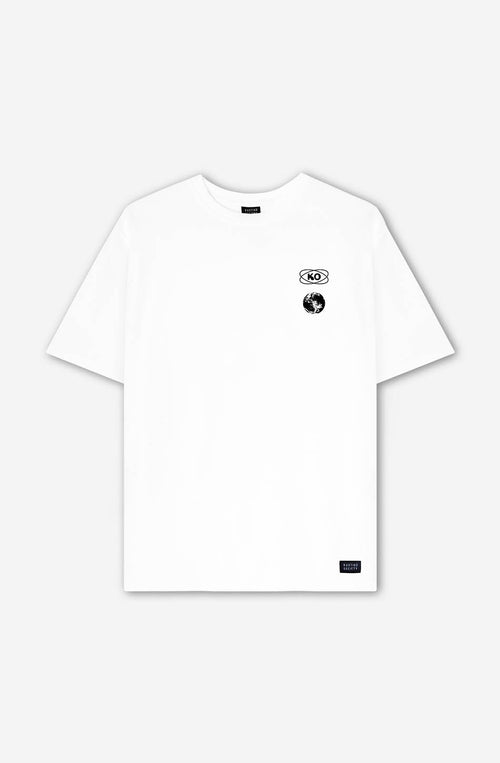 Blow It Up Bio-Baumwoll-T-Shirt, weiß