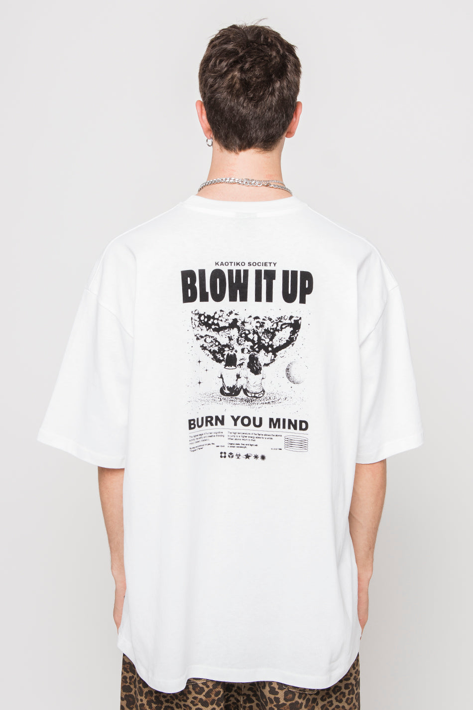T-shirt Blow It Up Organic Cotton White 