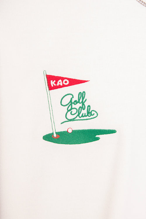 Sudadera Washed Bear Golf Club Ivory