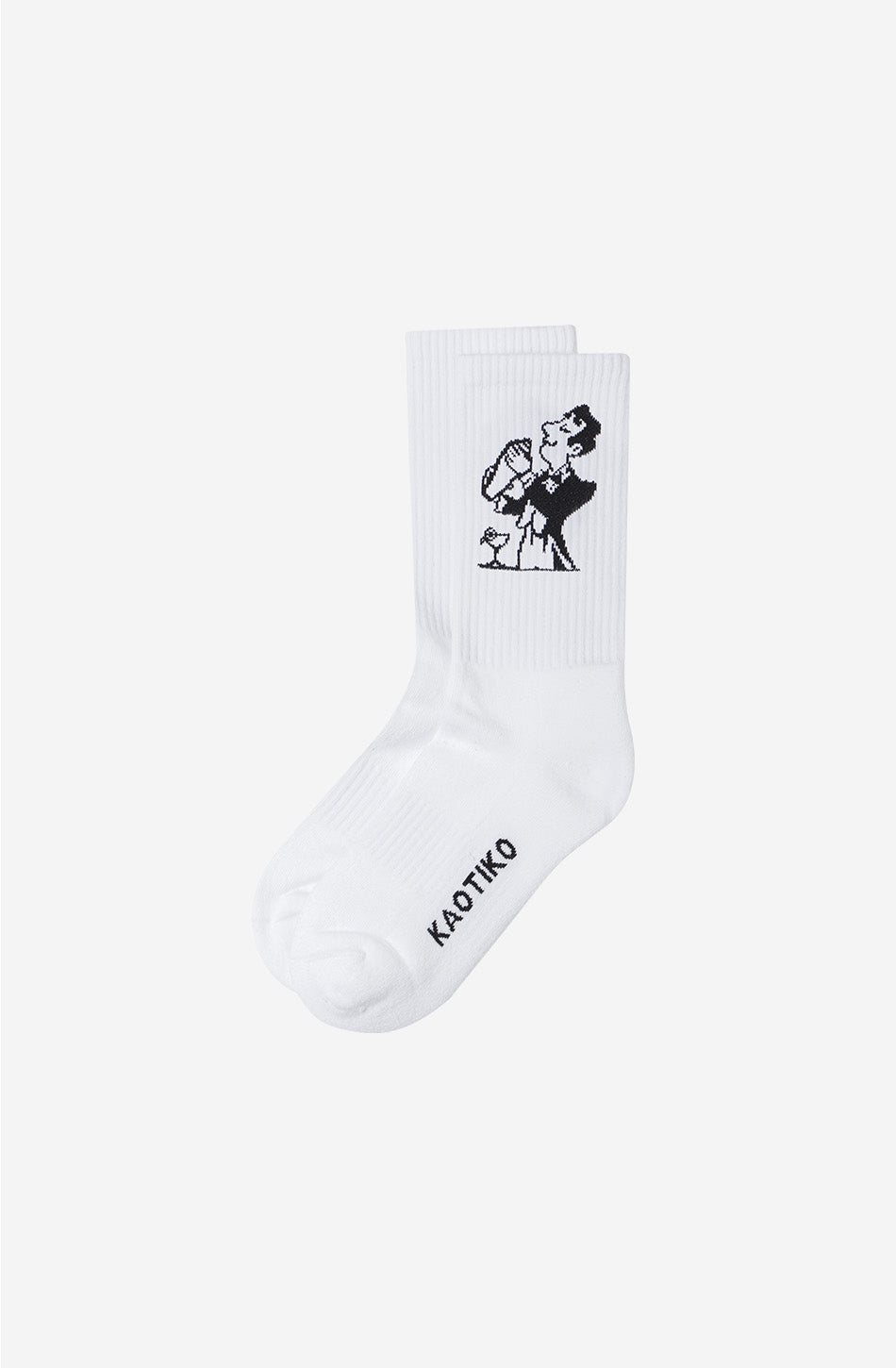 Chaussettes Cocktail Homme Blanc