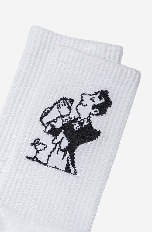 Chaussettes Cocktail Homme Blanc