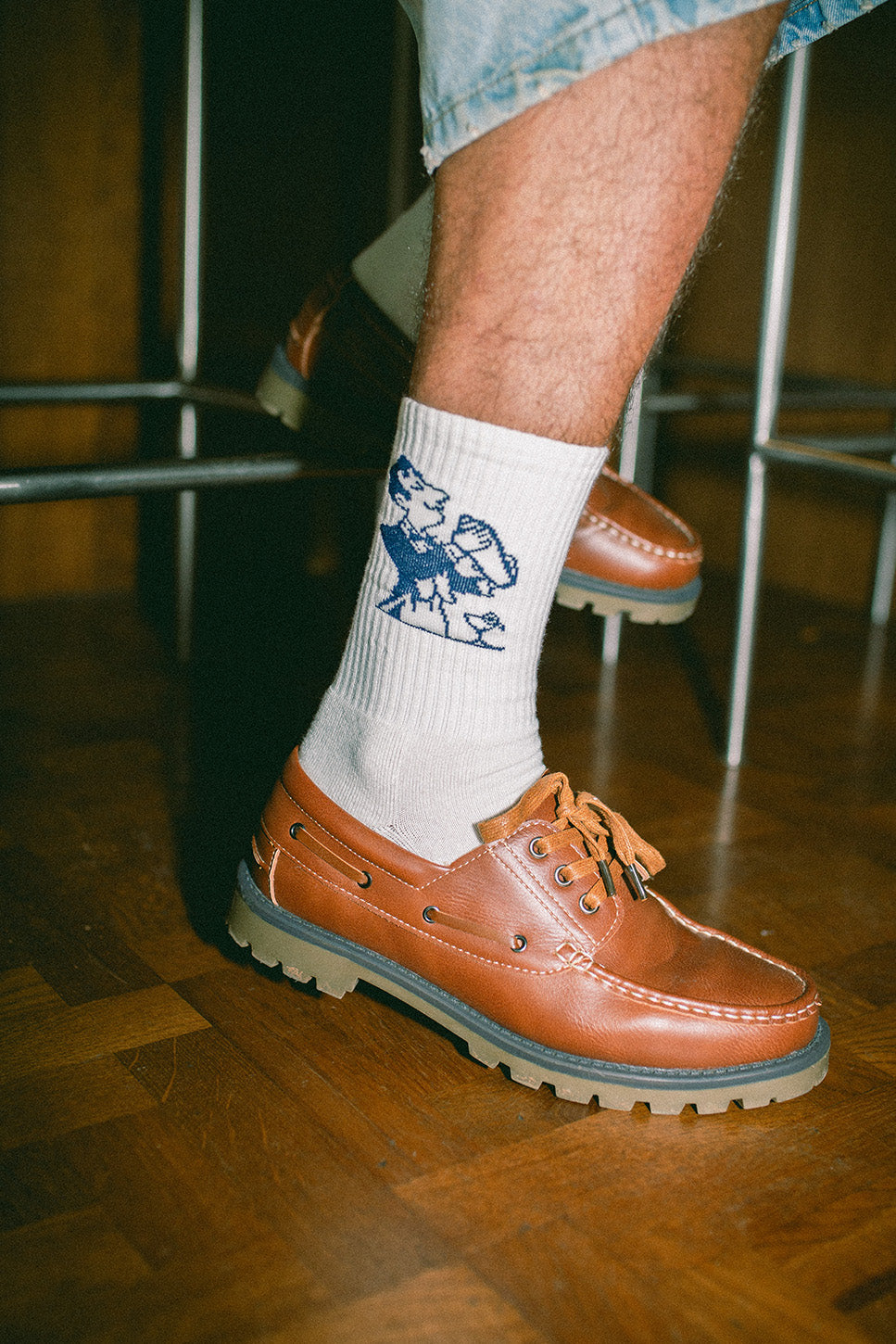 Chaussettes Cocktail Homme Blanc