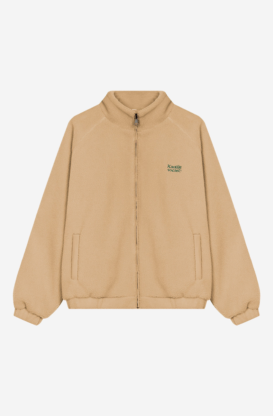Chaqueta Fleece Life is Tricky Camel