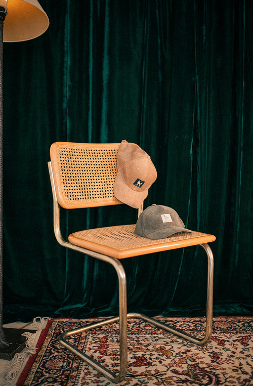 Corduroy Organic Poodle Cap Dark Camel