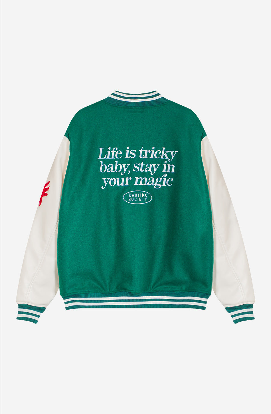 Veste Baseball Tricky Love Green