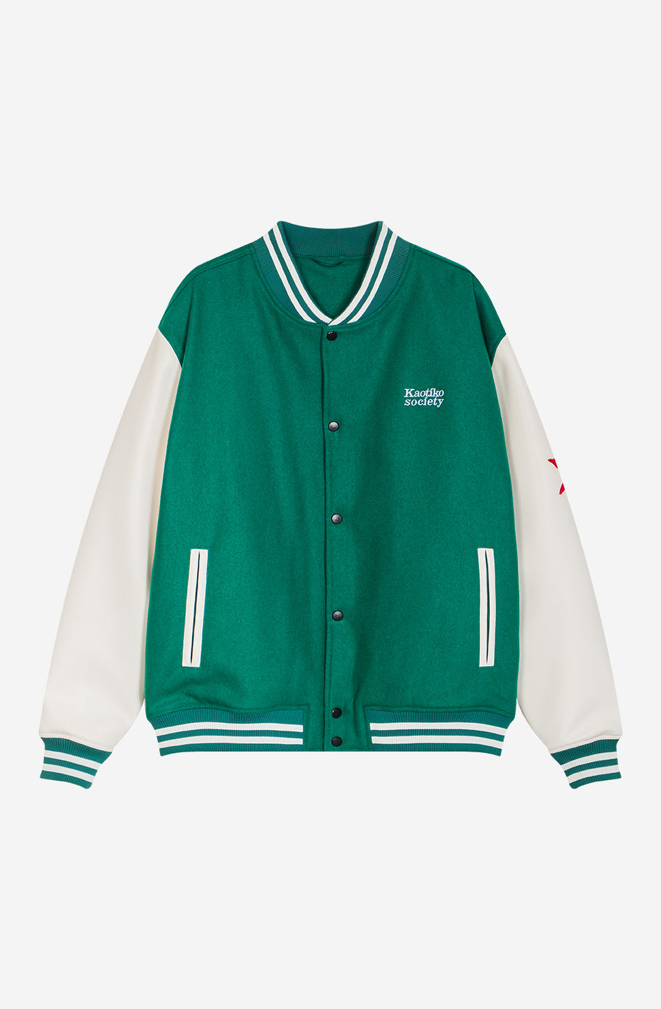Veste Baseball Tricky Love Green