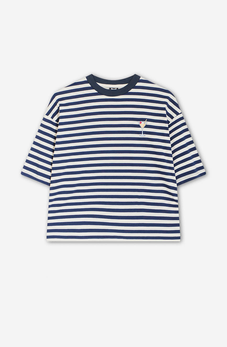 Camiseta Navy Stripes Cocktail