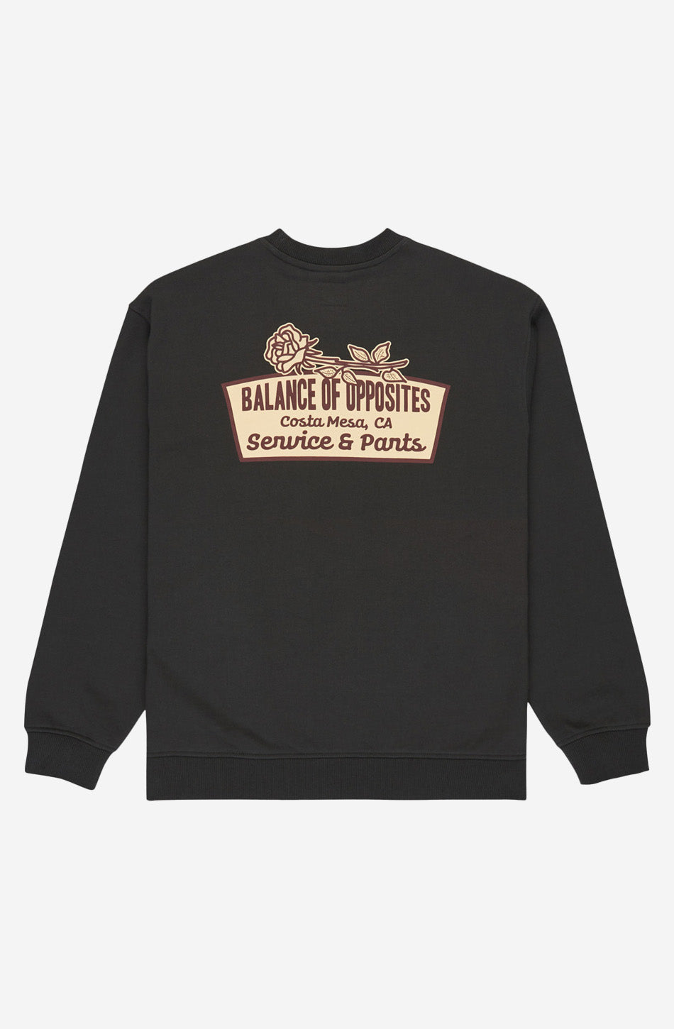 Sudadera RVCA Rose Sign C Pirate Black 