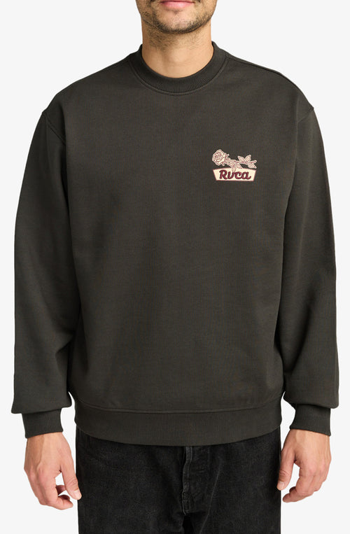 Sudadera RVCA Rose Sign C Pirate Black 
