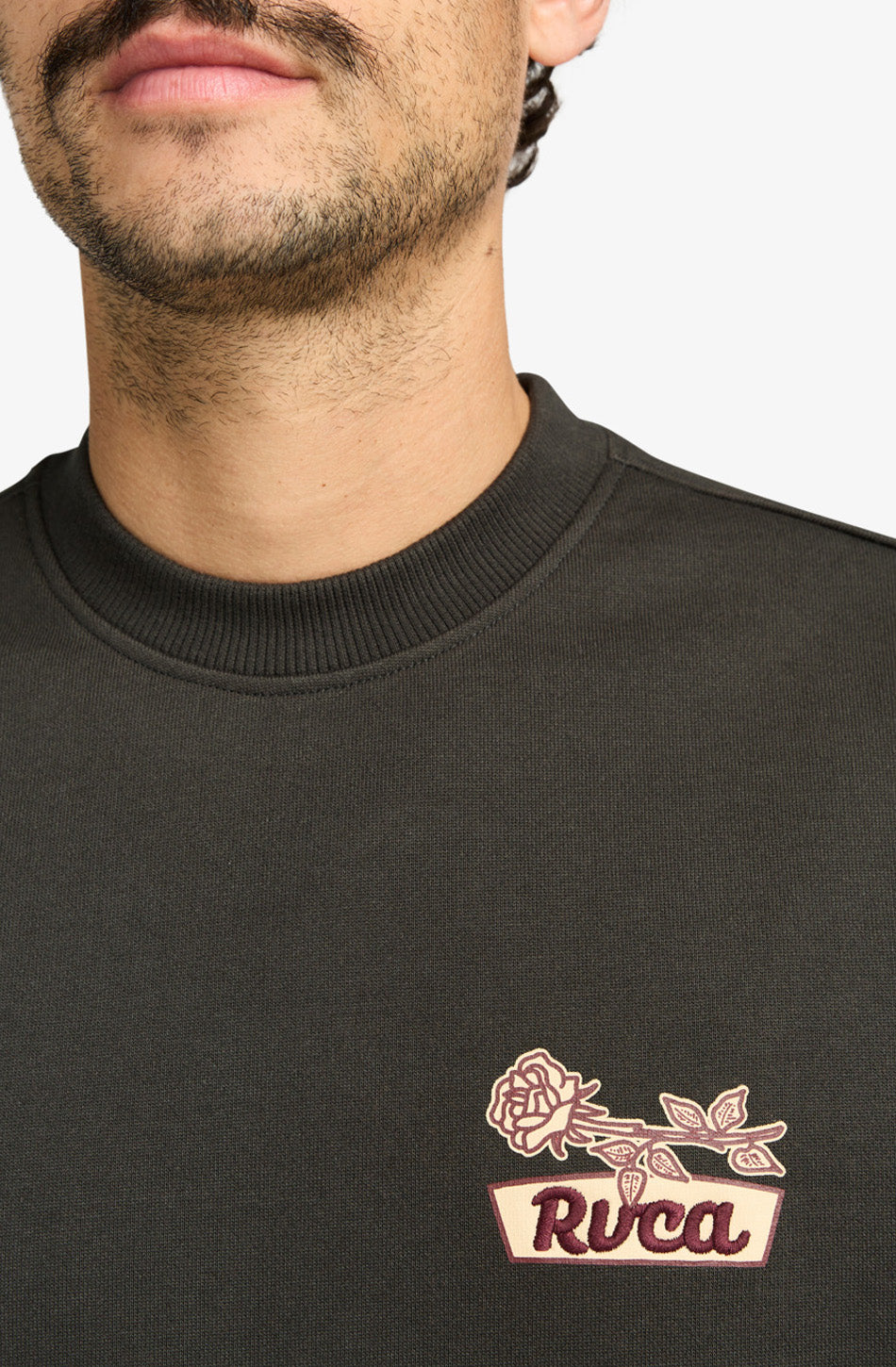 Sudadera RVCA Rose Sign C Pirate Black 