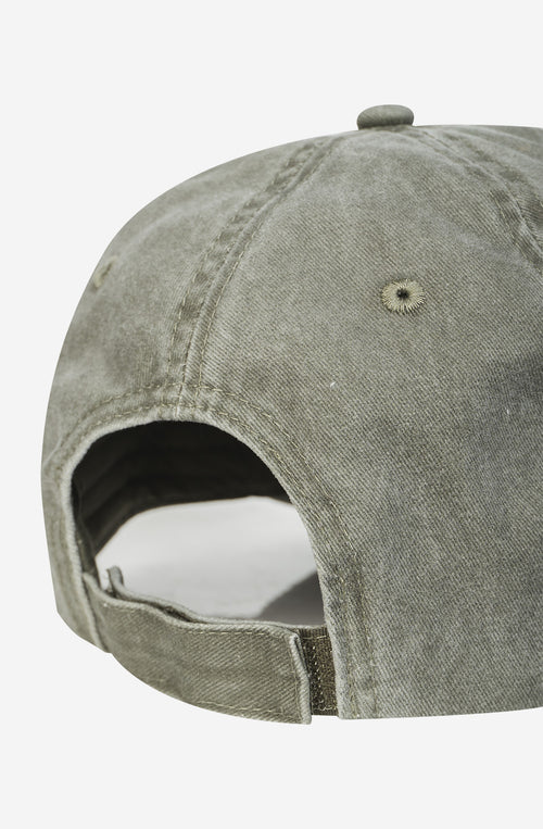 Organic Western Washed Khaki Cap