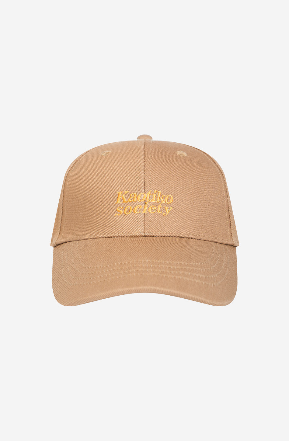 Organic Kaotiko Society Cap Dark Camel