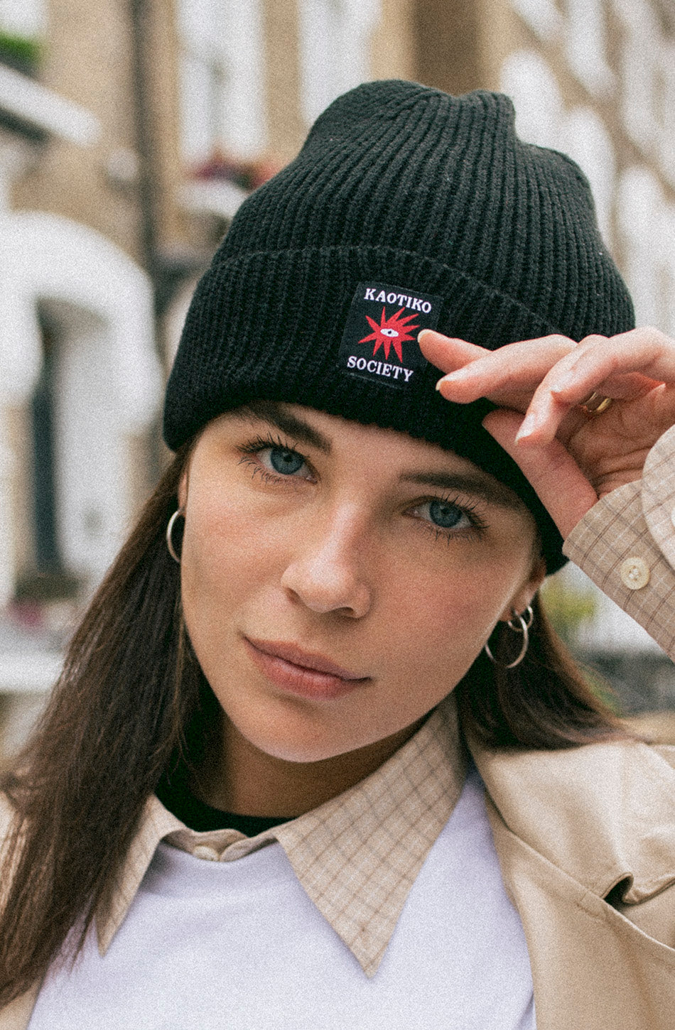 Tricky Love Star Beanie Noir