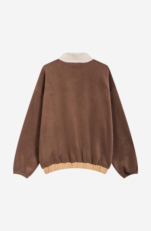 Soul Of The Wild Fleecejacke Elfenbein/Kamel/Braun