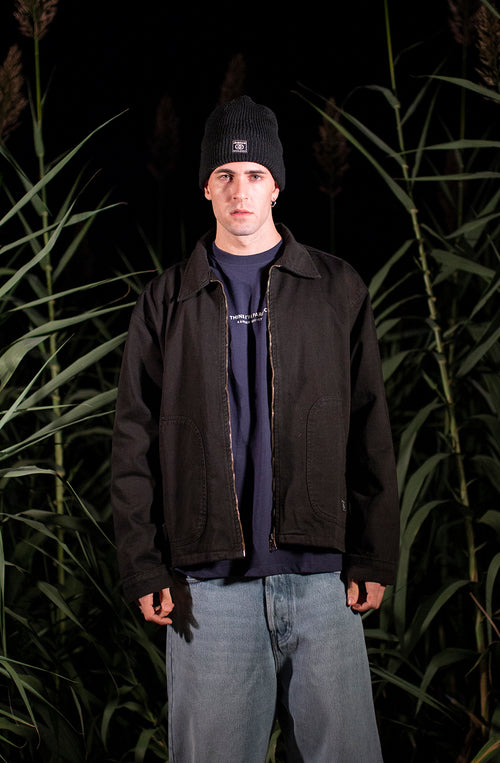 Trance Eyes Schwarze Jacke