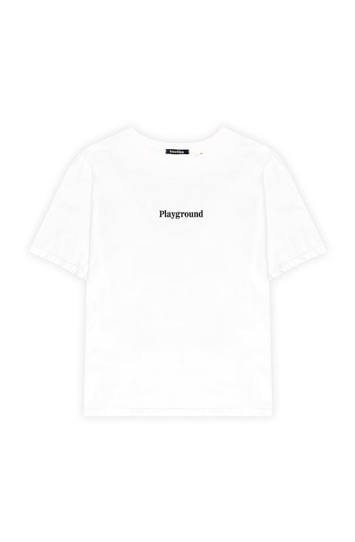 Washed Naughty Puppies White T-shirt