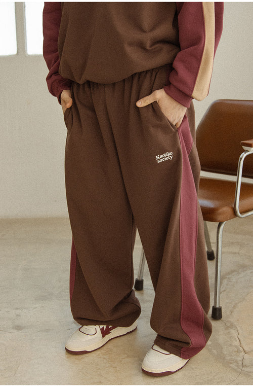 Pantalon Hudson Brown/Dark Burgundy