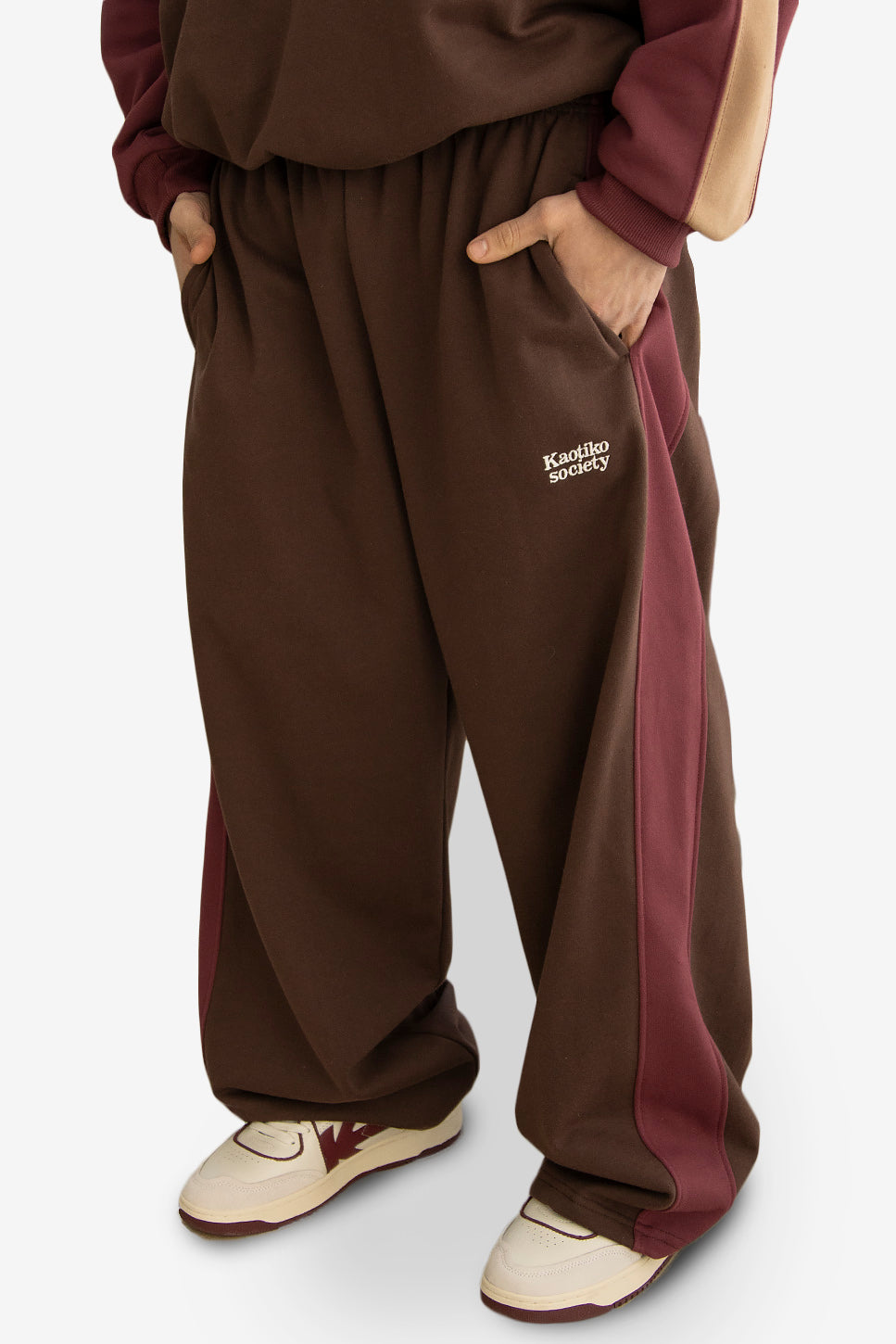 Pantalon Hudson Brown/Dark Burgundy