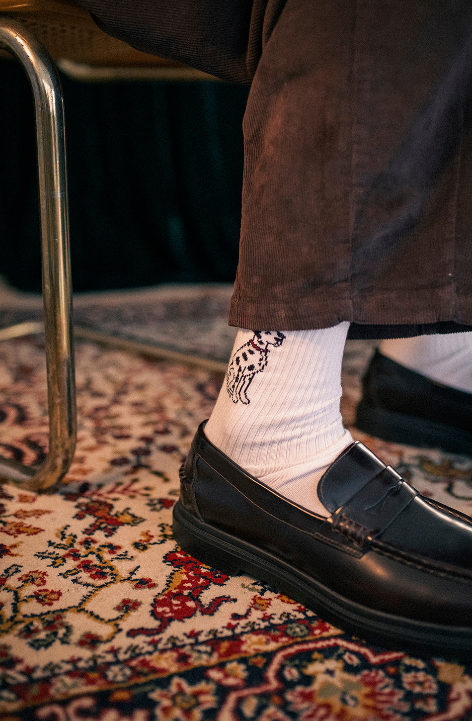 Chaussettes blanches Dalmata