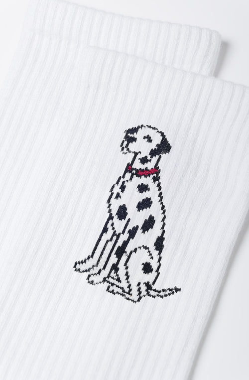 Chaussettes blanches Dalmata