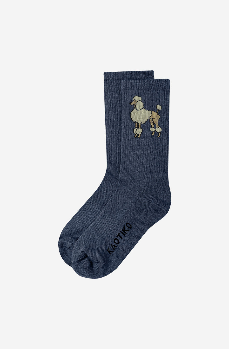 Chaussettes Caniche Marine