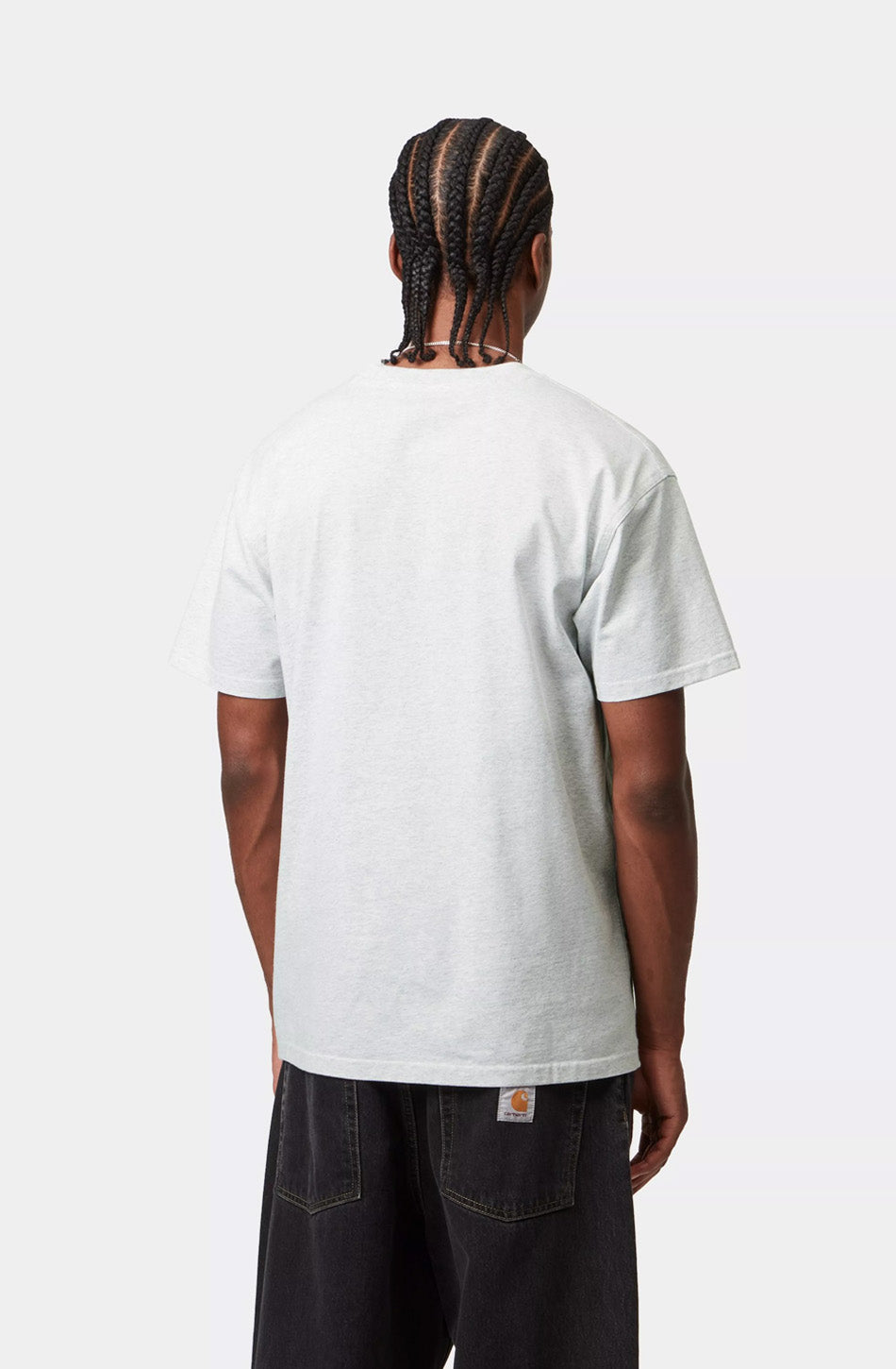 T-shirt Carhartt WIP American Script Ash 