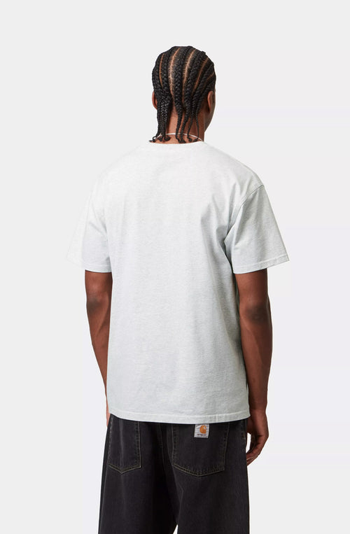 T-shirt Carhartt WIP American Script Ash 