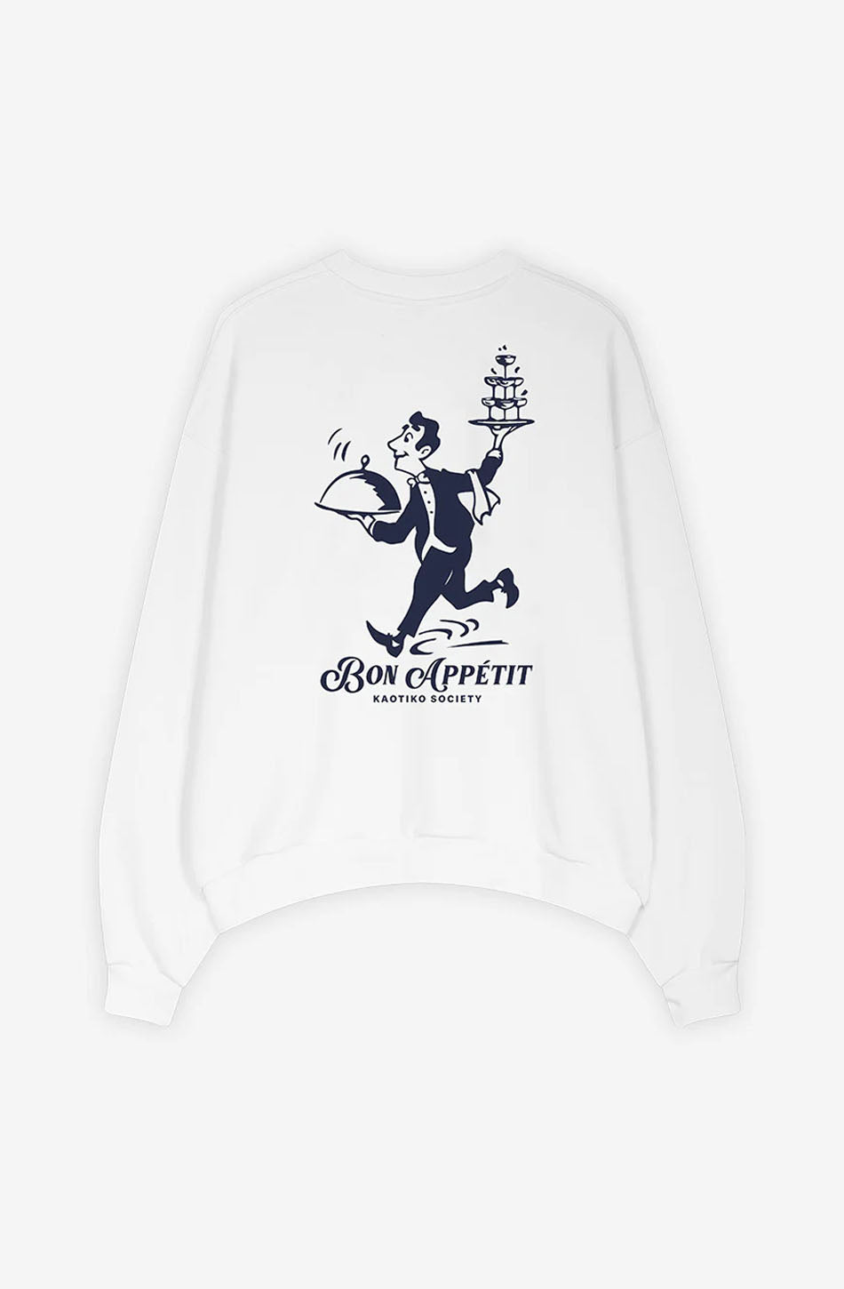 Weißes Sweatshirt aus Bio-Baumwolle von La Dolce Vita