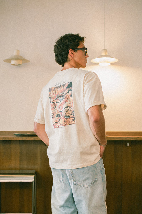 Luxury Chaos Organic Cotton Ivory T-Shirt