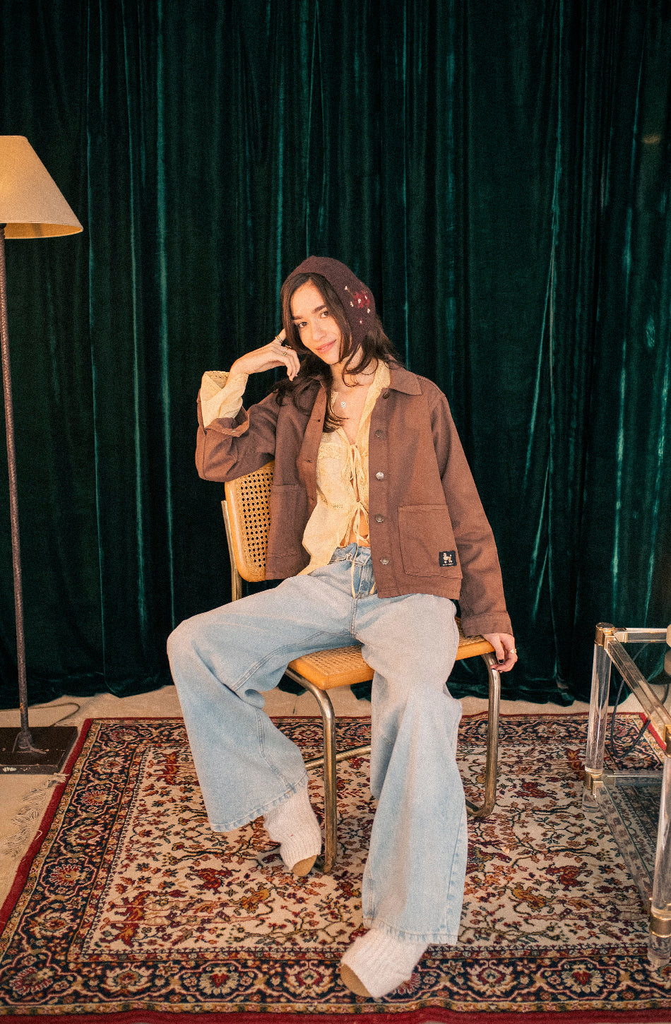 Veste Nature Poodle Marron