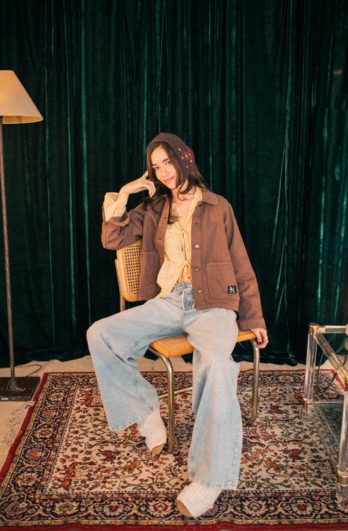 Veste Nature Poodle Marron