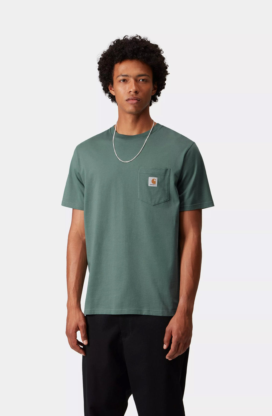 T-shirt Carhartt WIP Pocket Silver Pine