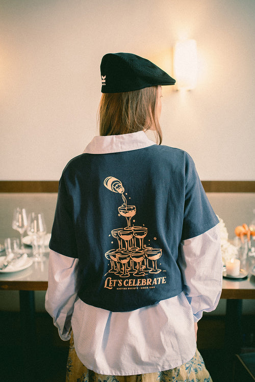 T-shirt « Let's Celebrate » Marine