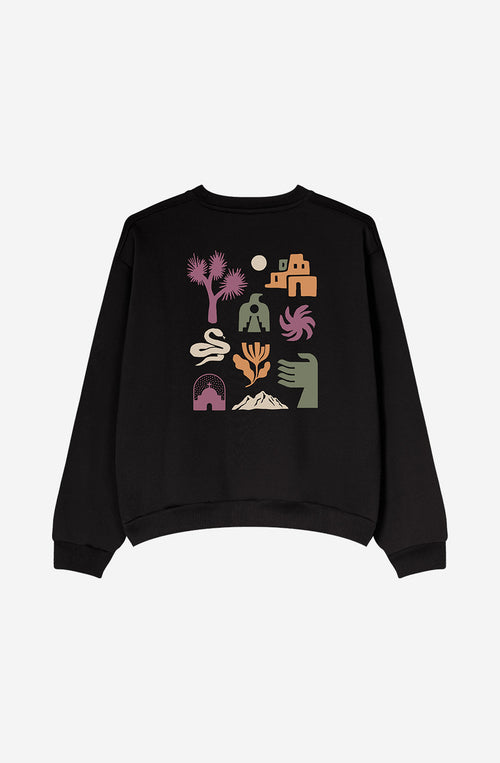 Sudadera Western Elements Multicolor Black
